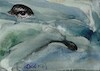 Cartoon: Watercolor with one eye 2 (small) by Kestutis tagged art,dada,eye,communication,internet,computer,watercolor,kunst,kestutis,lithuania