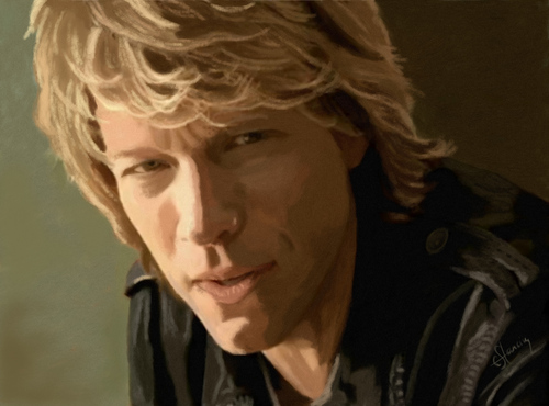 Cartoon: Bon Jovi (medium) by cristianst tagged bon,jovi