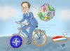Cartoon: Mark Rutte Navo (small) by Vejo tagged navo,secretarygeneral,the,netherlands,mark,rutte