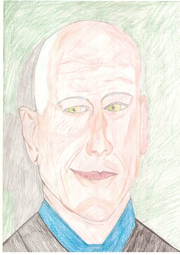 Cartoon: bruce willis (medium) by paintcolor tagged hollywood,famous,actor,willis,bruce