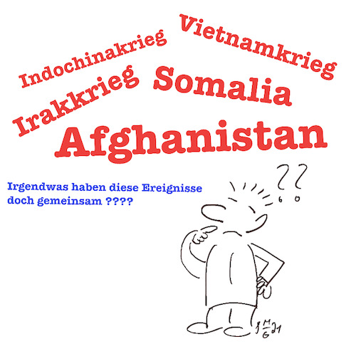 Cartoon: War alles umsonst (medium) by legriffeur tagged krieg,afghanistan,konflikte,kolonialkriege,washatesgebracht,war,kriegistnichtdieloesung