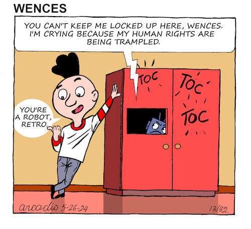 Cartoon: The adventures of Wences 1. (medium) by Cartoonarcadio tagged comic,wences,humor