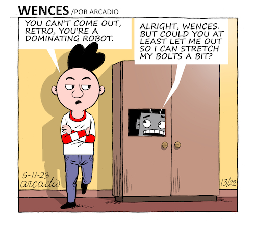 Cartoon: The adventures of Wences (medium) by Cartoonarcadio tagged cartoon