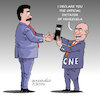 Cartoon: Electoral fraud in Venezuela. (small) by Cartoonarcadio tagged maduro,venezuela,dictatorship