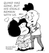 Cartoon: Quino passed away! (small) by Cartoonarcadio tagged mafalda quino argentina humor comics