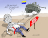 Cartoon: Russia was invaded. (small) by Cartoonarcadio tagged ugraine,russia,war,kurks