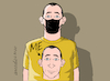 Cartoon: That is me. (small) by Cartoonarcadio tagged covid 19 coronavirus pandemic health masks