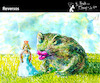 Cartoon: Reverses (small) by PETRE tagged toad kröte prinzessin princess reverse