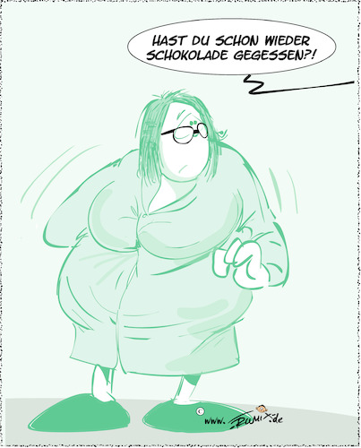 Cartoon: Abschreckende Werbung (medium) by Trumix tagged werbung,suessigkeiten,gruene,verbieten,kinder,schuetzen,werbung,suessigkeiten,gruene,verbieten,kinder,schuetzen