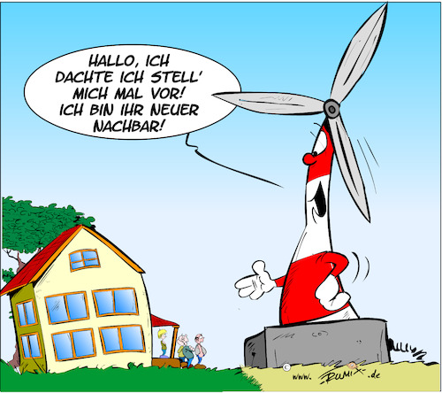 Cartoon: Abstandregel fuer Windkraft (medium) by Trumix tagged artenschutz,windkraft,windkraftanlagen,energiewende,habeck,ampel,zeitenwende,abstand,wohngebiete,artenschutz,windkraft,windkraftanlagen,energiewende,habeck,ampel,zeitenwende,abstand,wohngebiete