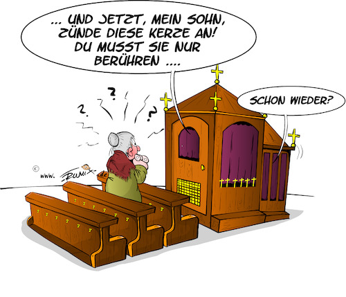 Damals in einer kleinen Kirche