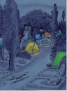 Cartoon: friedplatz (small) by Petra Kaster tagged corona,urlaub,ferien,verreisen,kontaktsperre,hygienemaßnahmen,reiseverbot,camping,friedhofangst,gefahr,ansteckung,stille,erholung,frieden,touristen,familienurlaubtod,pandemie,krankheit