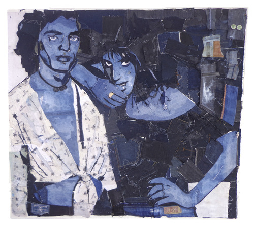 Cartoon: Mapplethorpe and Patti Smith (medium) by juniorlopes tagged mapplethorpe,mapplethorpe