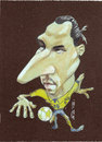 Cartoon: zlatan ibrahimovic (small) by zed tagged zlatan,ibrahimovic,malmo,sweden,footballer,striker,portrait,caricature