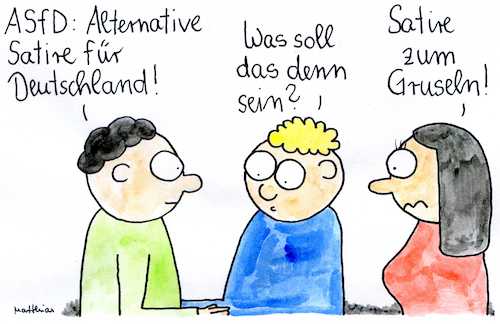 Alternative Satire By Matthias Schlechta Politics Cartoon Toonpool