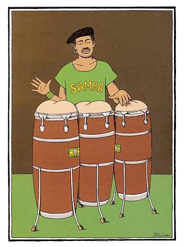 Samba By Jiri Sliva | Media & Culture Cartoon | TOONPOOL