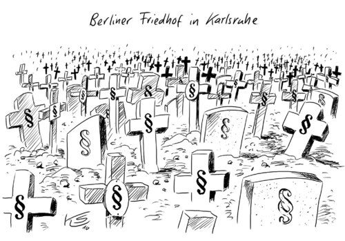 Friedhof By Stuttmann | Politics Cartoon | TOONPOOL