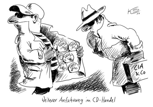 Cartoon: Swift-CD (medium) by Stuttmann tagged swift,cd,swift,cd,musik,handel,verkauf,aufschwung