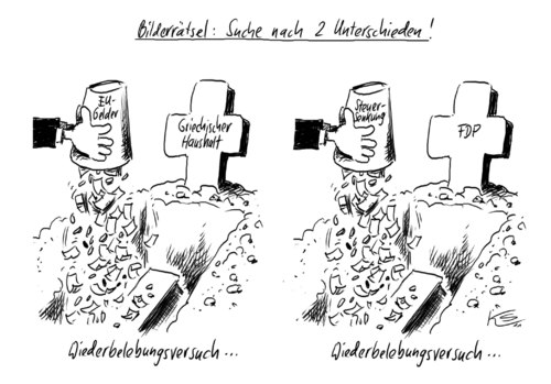 Unterschiede By Stuttmann | Politics Cartoon | TOONPOOL