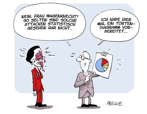 Cartoon: Aber bitte mit Sahne (medium) by FEICKE tagged parteitag,protest,beleidigung,aktion,antifa,afd,linke,storch,von,torte,wagenknecht,wagenknecht,torte,von,storch,linke,afd,antifa,aktion,beleidigung,protest,parteitag