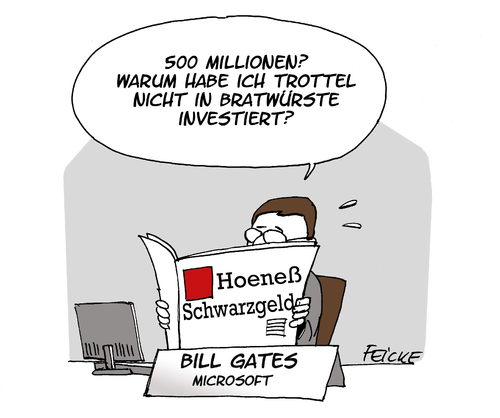 Bratwurstmilliardär By FEICKE | Sports Cartoon | TOONPOOL