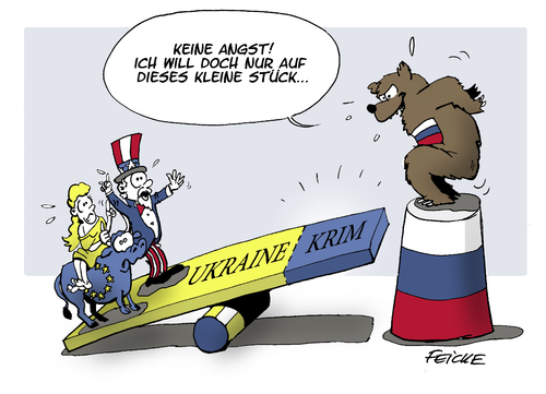 Cartoon: Die Akrobaten (medium) by FEICKE tagged krim,zirkus,akrobat,bär,maidan,ukraine,janukowitsch,klitschko,protest,bürgerkrieg,russland,putin,usa,vereinigte,staaten,amerika,europa,europäische,union,lanz,tv,zdf,krim,zirkus,akrobat,bär,maidan,ukraine,janukowitsch,klitschko,protest,bürgerkrieg,russland,putin,usa,vereinigte,staaten,amerika,europa,europäische,union,lanz,tv,zdf