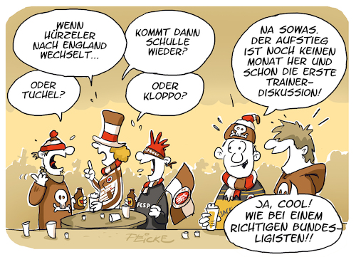 Cartoon: Erste Trainerdiskussion (medium) by FEICKE tagged fcsp,fc,st,sankt,pauli,hamburg,fussball,bundesliga,england,liga,dfb,dfl,tabelle,fcsp,fc,st,sankt,pauli,hamburg,fussball,bundesliga,england,liga,dfb,dfl,tabelle