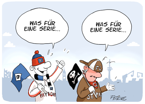 HSV und St Pauli Serie