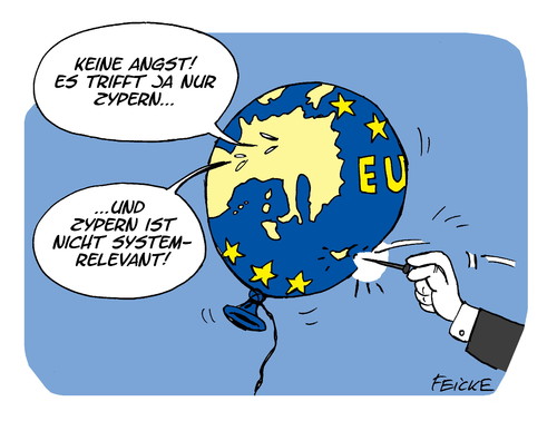 Cartoon: Zypern irrelevant (medium) by FEICKE tagged systemrelevant,pleite,insolvenz,konkurs,bank,eu,europa,europäische,union,fiskalpakt,rettungsschirm,zypern,auflage,krise,systemrelevant,pleite,insolvenz,konkurs,bank,eu,europa,europäische,union,fiskalpakt,rettungsschirm,zypern,auflage,krise