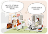 Cartoon: Flugreise (small) by FEICKE tagged flugreise,flughafen,airport,urlaub,ferien,chaos,streik,absagen,corona