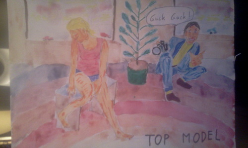 Cartoon: Top Model (medium) by Casanova tagged model