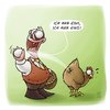 Cartoon: LACHHAFT Cartoon No. 154 (small) by LACHHAFT tagged easter,ostern,ostereier,suche,huhn,henne,