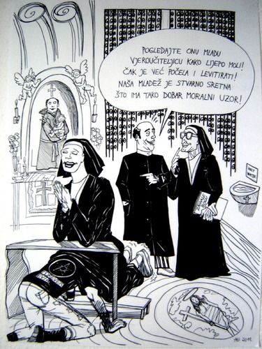 Happy Sister Of Mercy By Caknuta Chajanka Religion Cartoon Toonpool