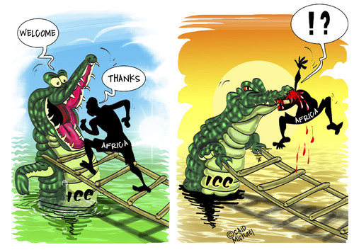 ICC By sidy | Politics Cartoon | TOONPOOL