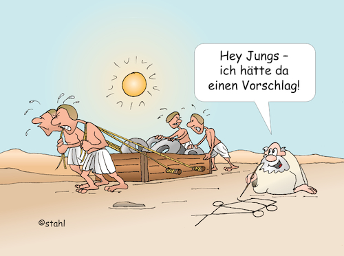 Cartoon: Erfindungen Wagenrad (medium) by wista tagged erfindungen,geschichte,historie,rad,wagen,wagenrad,auto,erfinder,menschheit,menschen,antike,vorzeit,mesopotamien,karren,sumerer,vor,christus,3500,alpen,holzrad,ursprung,fortschritt,zeichnung,erfindungen,geschichte,historie,rad,wagen,wagenrad,auto,erfinder,menschheit,menschen,antike,vorzeit,mesopotamien,karren,sumerer,vor,christus,3500,alpen,holzrad,ursprung,fortschritt,zeichnung