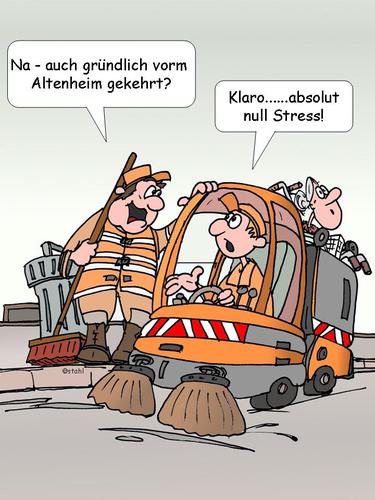 Cartoon: Kehrwoche vorm Altenheim (medium) by wista tagged kehren,strassenkehrer,strasse,strassenfeger,kehrwoche,altenheim,rentner,rollator,altersheim,alte,oma,opa,reinigung,stadtreinigung,aufwischen,auffegen,kehrmaschine,reinigungsmaschine,borsten,besen,müll,müllabfuhr,müllmann,gehhilfe,stock,krücke,krücken,schmutz