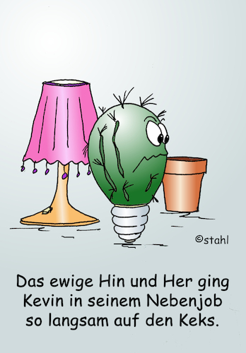 Cartoon: Nebenjob (medium) by wista tagged pflanze,topf,blumentopf,kaktus,lampe,arbeit,job,nebenjob,leuchte,leuchten,lampenfassung,birne,leuchtmittel,pflanze,topf,blumentopf,kaktus,lampe,arbeit,job,nebenjob,leuchte,leuchten,lampenfassung,birne,leuchtmittel