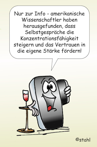 Cartoon: Selbstgespräche (medium) by wista tagged handy,wissenschaft,mobile,selbstgespräch,selbstgespräche,psychologie,psychiatrie,stärke,selbstvertrauen,motivation,sport,selbstbewusstsein,handy,wissenschaft,mobile,selbstgespräch,selbstgespräche,psychologie,psychiatrie,stärke,selbstvertrauen,motivation,sport,selbstbewusstsein