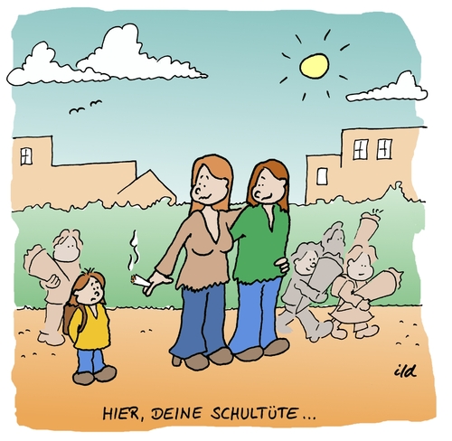 Hier deine Schultüte