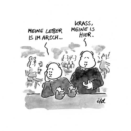 Leber im Arsch