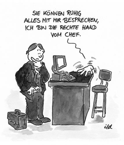 Rechte Hand vom Chef