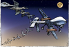 Cartoon: Zugvögel (small) by Rainer Ehrt tagged drohne,krieg,terrorismus,staatsterrorismus,mord,predator,hornet,hightech,hightechweaponeliminierung