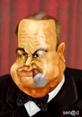 Cartoon: Churchill (medium) by Senad tagged churchill,senad,nadarevic,bosnia,bosna,karikatura