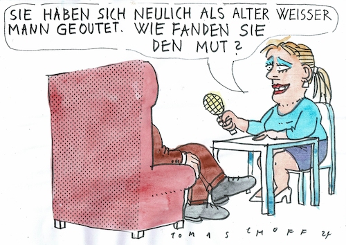 alter weißer Mann