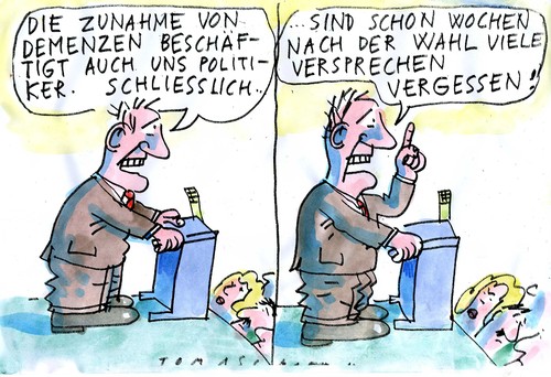 Demenz By Jan Tomaschoff Politics Cartoon Toonpool