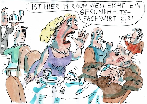 Cartoon: Fachwirt (medium) by Jan Tomaschoff tagged gesundheit,geld,gesundheit,geld