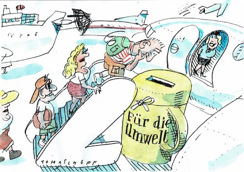 Fliegen für Umwelt