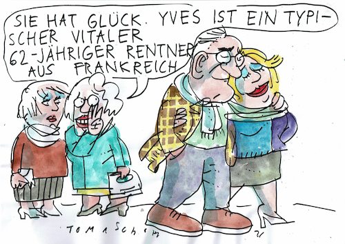 französischer Rentner