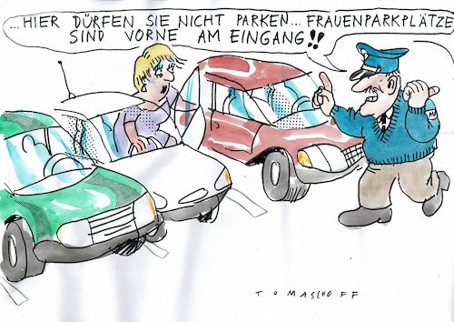 Frauenparkplatz