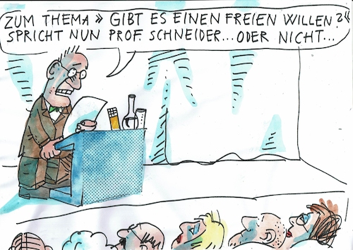 Freier Wille By Jan Tomaschoff Philosophy Cartoon Toonpool 